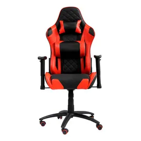 Ergonomické kreslo C1-K, červené, odnímateľné vankúšiky